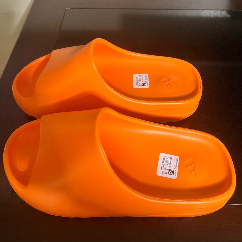Adidas Orange Slide Sandals